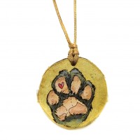 Colar de Madeira Pata P