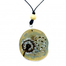 Colar de Madeira Dente de Leão