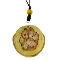 Colar de Madeira Pata