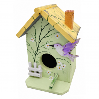 Casa para Passarinho Verde e Beija-Flor Casa para Passarinho Verde e Beija-Flor