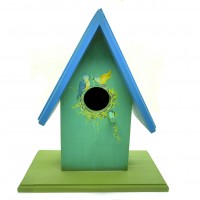 Casa para Passarinho Alta Verde e Azul