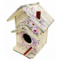Casa para Passarinho Pátina e Flores
