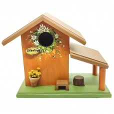 Casa para Passarinho com Varanda Margaridas Casa para Passarinho com Varanda Margaridas