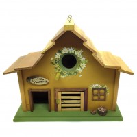 Casa para Passarinho Celeiro Mostarda