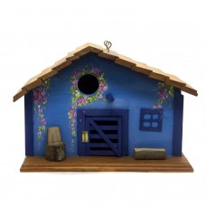 Casa para Passarinho Celeiro Azul