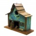 Casa para Passarinho Celeiro Verde Tiffany