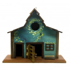 Casa para Passarinho Celeiro Verde Tiffany