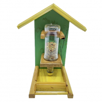 Comedouro Garrafa para Pássaros Bambu Comedouro Garrafa para Pássaros Bambu