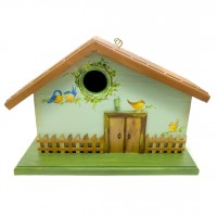 Casa para Passarinho Comprida com Passarinhos