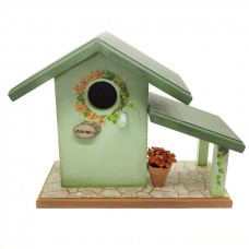 Casa para Passarinho com Varanda Verde