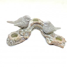 Tronco Castiçal com 2 Passarinhos G