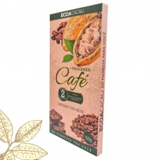 Tablete de chocolate 70% Cacau com Café