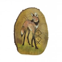 Imã Madeira Lobo Guará
