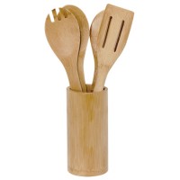 Kit Utensílios Bambu