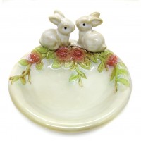 Petisqueira 2 Coelhos e Flores