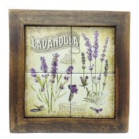 Quadro Azulejo Lavandula