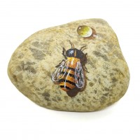 Pedra Pintada Abelha e Gota de Água