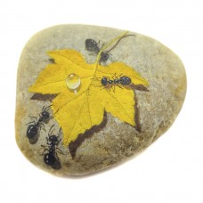Pedra Pintada Formiga e Folha Amarelada