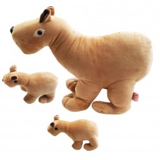 Capivara com Filhote Pelúcia