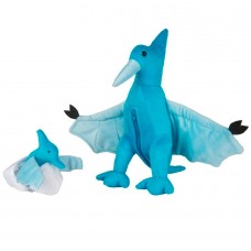 Pterodáctilo com ovo e filhote