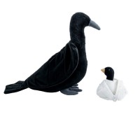 Urubu com Ovo e Filhote Pelúcia