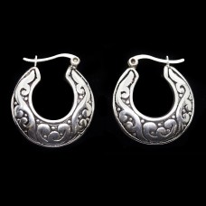 Brinco Argola Eletroformação Larga Brinco Argola Eletroformação Larga