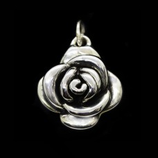 Pingente Rosa Eletroformação M Pingente Rosa Eletroformação M