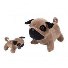 Pug com Filhote Pelúcia