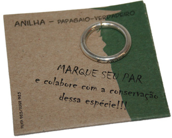 Anel Anilha Papagaio
